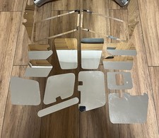 Ford Focus RS Mk2 Bonnet Mirrors Chrome 