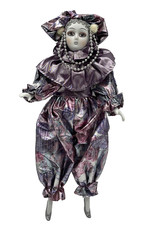 Vintage Porcelain Harlequin