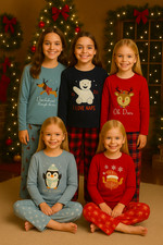 FLEECE Girls THICK Christmas