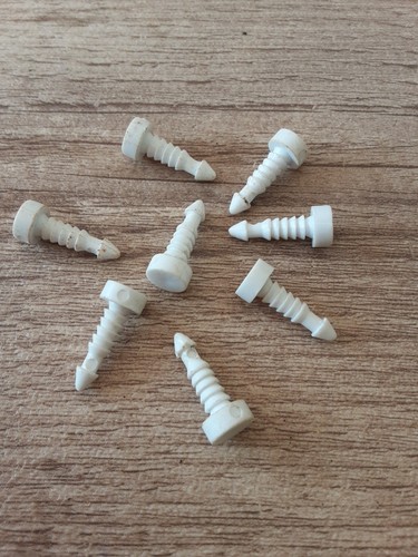 Meccano white plastic - white,
