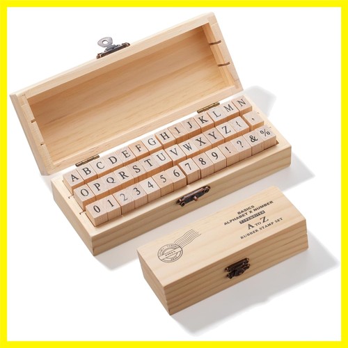 42pcs vintage wooden - vintage, rubber