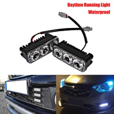 2PCS Waterproof Car DRL 6LED