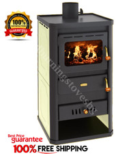 Wood Burning Stove Back Boiler Fireplace Prity S2W10 13,3kW EcoDesign 2022