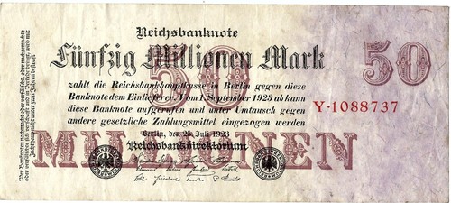 Reichsbanknote million mark - reichsbanknote,