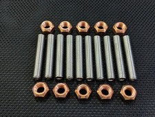 VW Golf VR6 Exhaust manifold stainless steel studs & copper exhaust nut kit