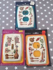 Vintage Deco Room Light Switch Cover Plate New Unused Retro 60s 70s American