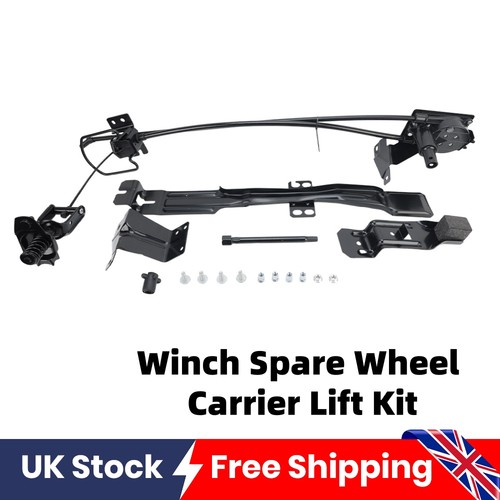 Black winch spare wheel - black,