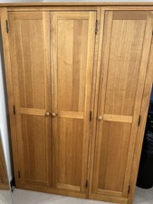 Solid Oak Wardrobe 