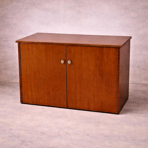 Danish teak record cabinet - cabinet, –