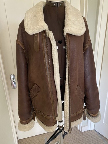 Vintage sheepskin flying - sheepskin,