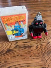 Vintage Tin Sparking Robot