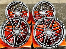 Alloy Wheels 17" MR157 For Peugeot 2008 206 207 208 3008 308 405 4x108 Grey
