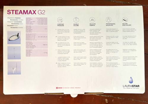 Laurastar steammax steam - laurastar, g2