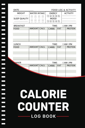 Calorie counter log book - counter,