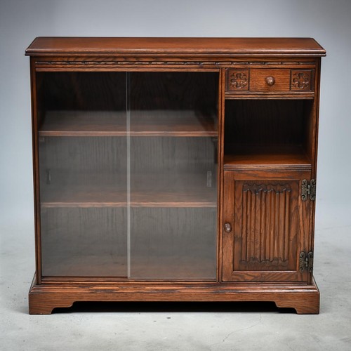 Old charm narrow bookcase - old,