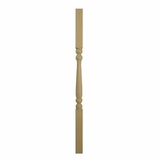 Solid White Oak 1100mm Colonian Spindle Baluster 41x41mm