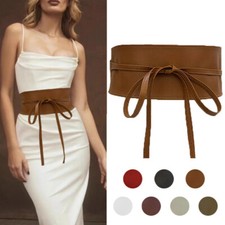 Women Waist Wide Dress Belt