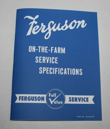 Ferguson f 40 - f-40, service/