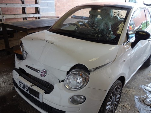 Fiat 500 white lounge 2015 - 500, 1.2