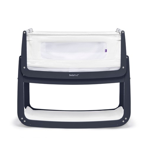 Snuzpod4 grey bedside crib - bedside,