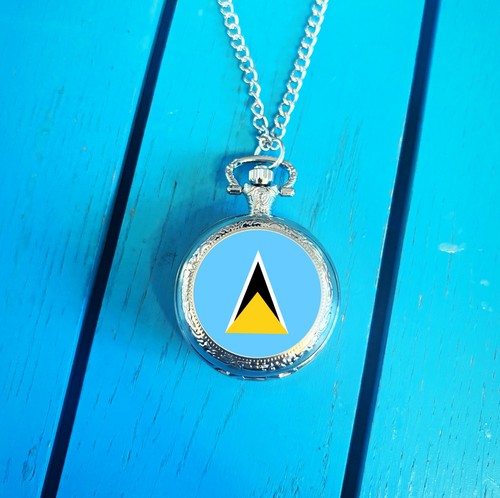 Saint lucia flag - saint, pocket