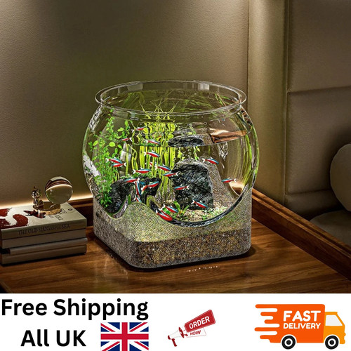 Transparent round fish - round, bowl