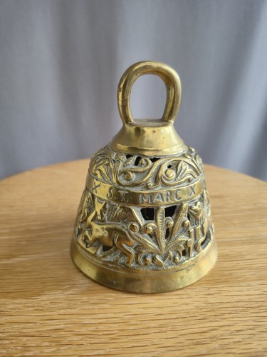 Antique brass sanctuary bell - brass,