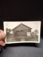 Vintage Original Wadhams Gasoline Mobil Photo Truck With Tires