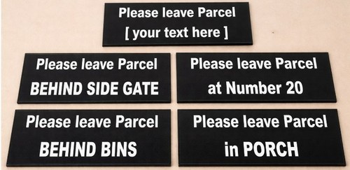 Please leave parcel - please, door