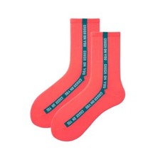 UNISEX Neon SOCKS/pink crew