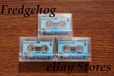 3 x AUDIO MICRO CASSETTES /