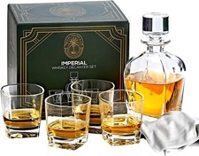 Whiskey Decanter Set with