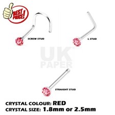 Nose studs straight screw - studs,