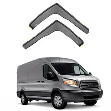 ISPEED Wind Deflectors for FORD TRANSIT MK8 2013-2024 2pc Set TINTED Accessories
