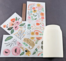 Prima Re-Design Ceramic Vase & Pack of Spring Awakening Transfers -  Lot 4591