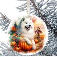 Samoyed Dog Hanging Bauble