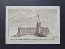 Antique 1786 print - View of
