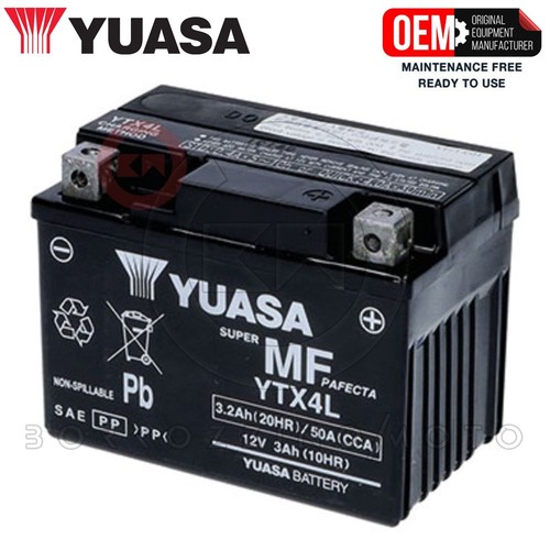 Yuasa ytx4l original sealed - ytx4l,