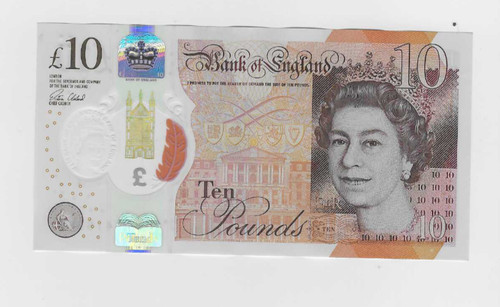 Cleland ten pound - , note