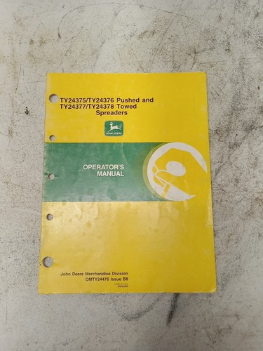 John deere operator manual - john,