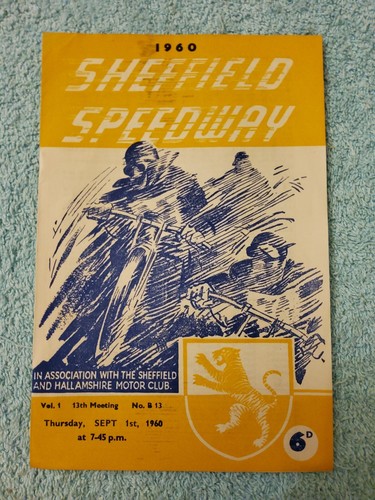 Sheffield speedway 1960 - speedway,