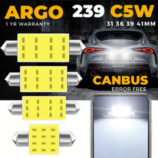 C5W Led White Car Festoon Light Bulbs Cob Smd Interior Lamp 239 bulb 12v 31-41mm
