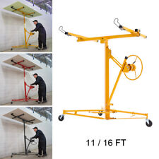 Heavy Duty 11FT/ 16FT Drywall Hoist Plaster Board Panel Sheet Lift Lifter Tool