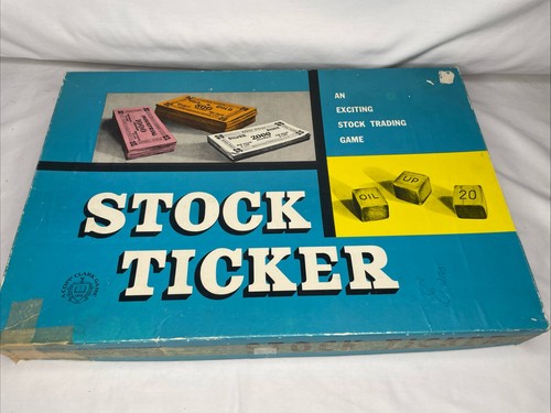 Vintage stock ticker trading - stock,