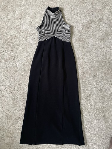 Womans long black silver - womans, high