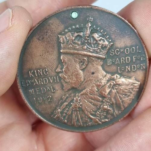 Antique bronze medal - antique,