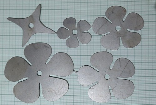 Blacksmith rose petal blanks - blacksmith,