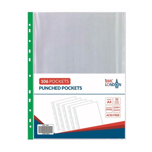 Punched pockets 50micron - punched,