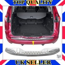 Chrome Rear Bumper Protector GLOSSY S.STEEL For FORD S-MAX 2006 to 2014