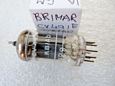 Brimar  UK  CV491 ECC82 12AU7 B329 E  Ladder Plate NOS Tube  Sep25